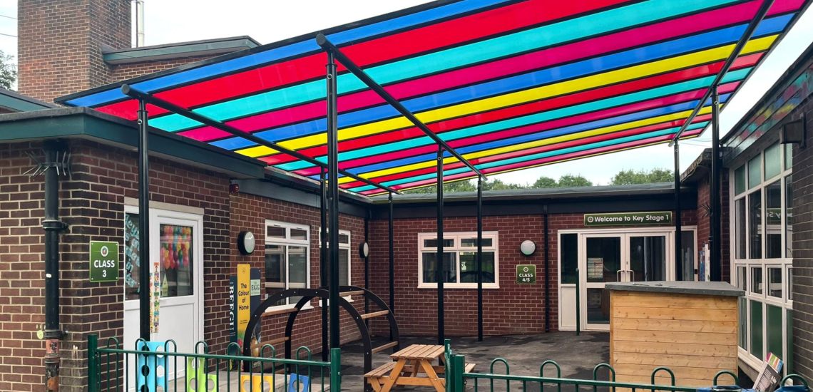 St Joseph and St Bede's Primary School Canopy