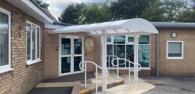 Shirley Heath Junior School Entrance Canopy