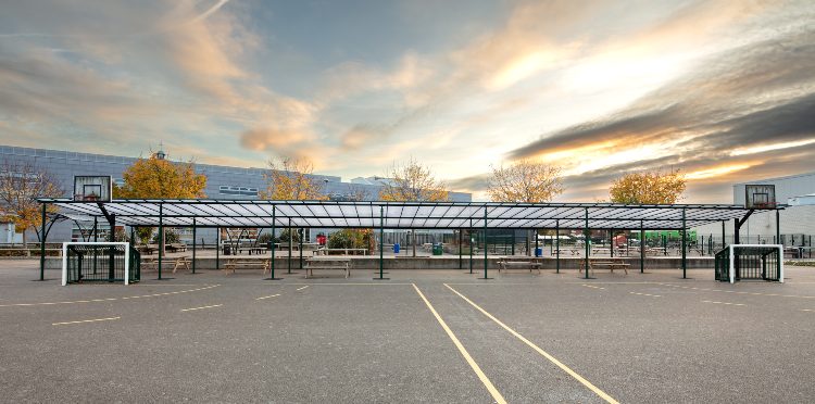 freestanding canopy malet lambert school