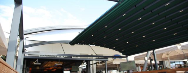Green Retractable Roof Structure