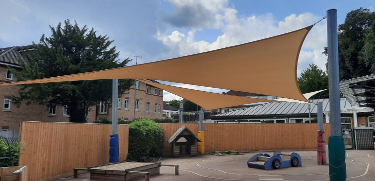 Heath Lane Nursery Shade Sail