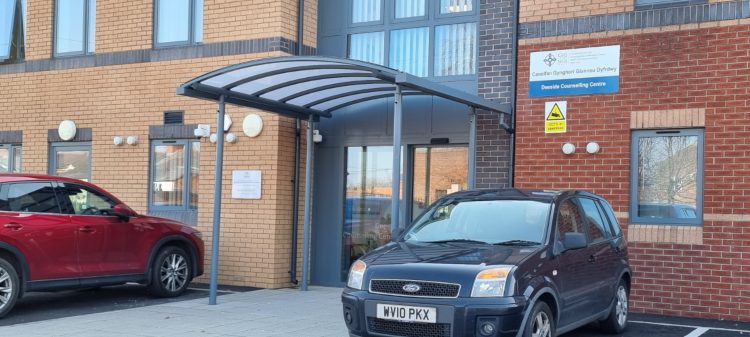 Deeside Councelling Centre Entrace Canopy.