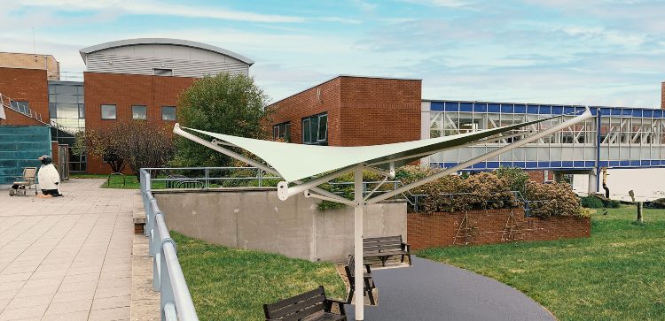 outdoor canopy broadgreen hospital