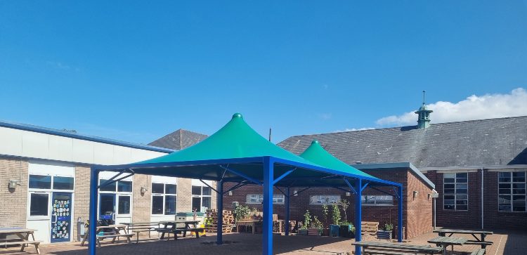 Fabric Shelters at Whitchurch High School