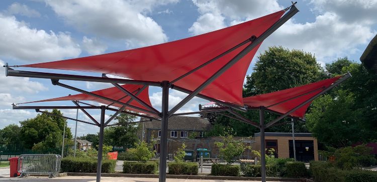 Archbishop's Holgate School Fabric Canopies