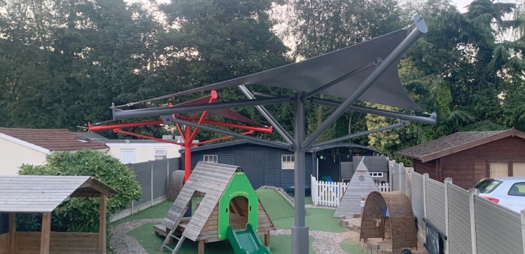 Playground Canopies at Fledgelings Day Nursery