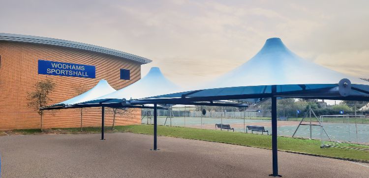 Umbrella Canopies at Magdalen College