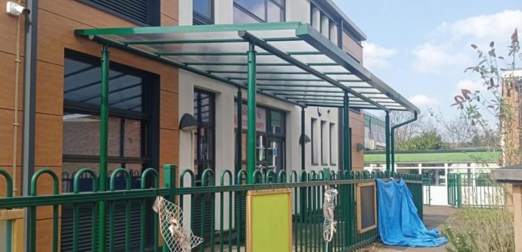 Playground Shelter Designed for Nelson Primary School in Birmingham