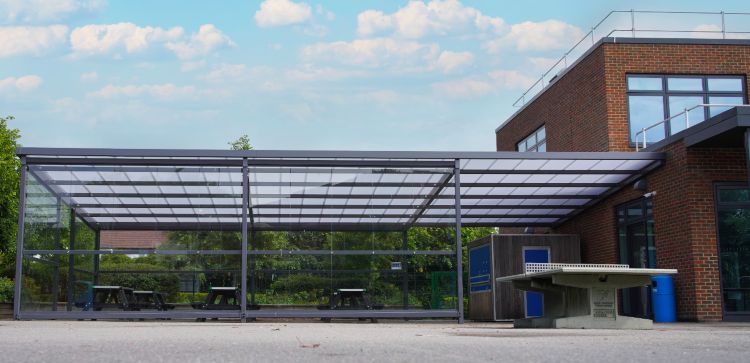 Bespoke Dining Canopy at Richmond Park Academy in London