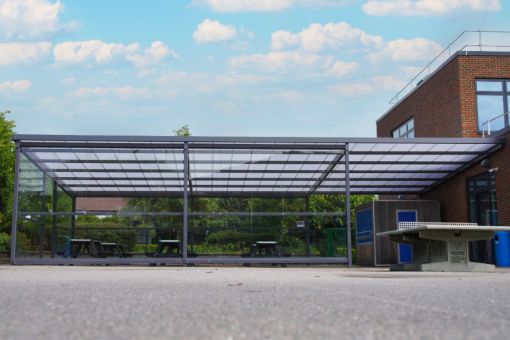 Richmond Park Academy in London Installs Dining Canopy