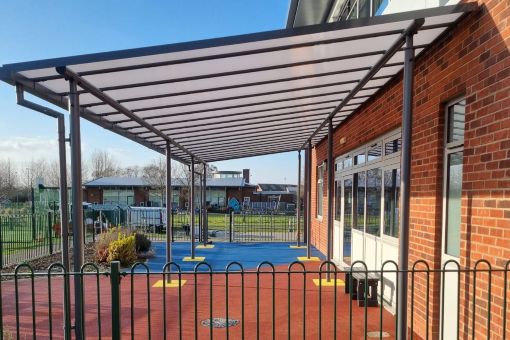 Riverside special school playground canopy.