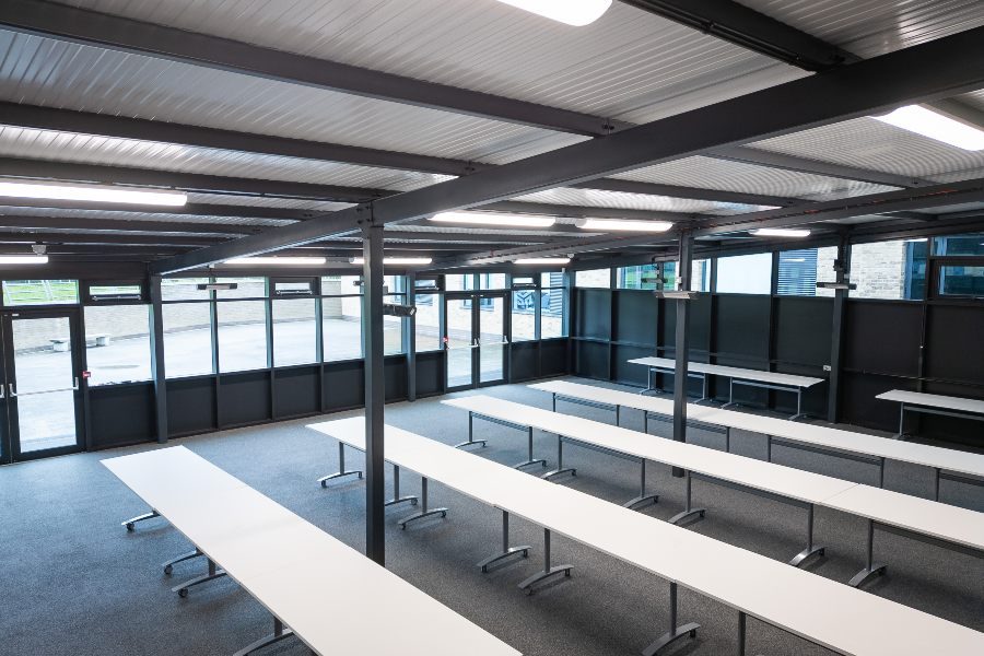 enclosed canopy glossopdale school