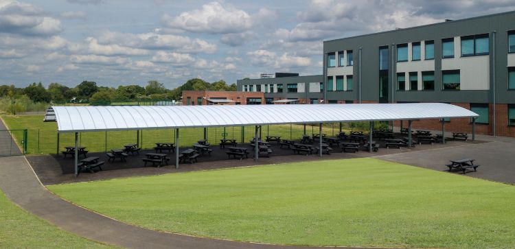 Large Outdoor Dining Area Canopy.