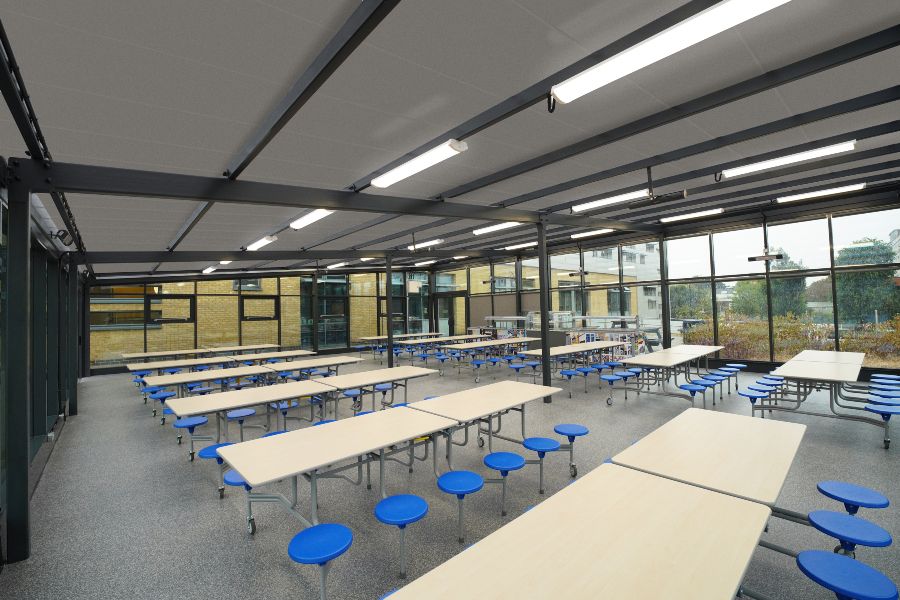 sydenham school dining structure