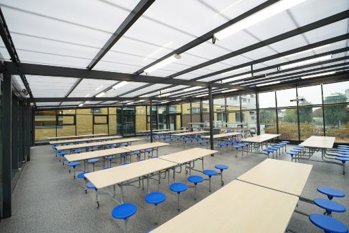 Glazed Dining Extension at Sydenham School Glazed Dining Extension at Sydenham School