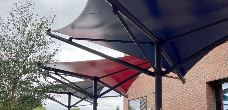Fabric Canopies at the Highfield School