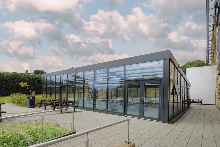 Glazed Dining Extension at Sydenham School