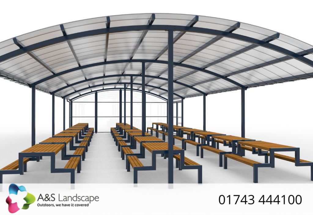 Covered Dining Area Shelter