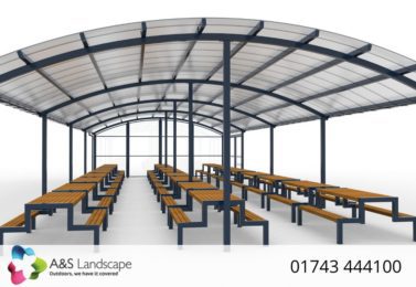 Covered Dining Area Shelter