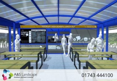 Enclosed School Dining Shelter Visual