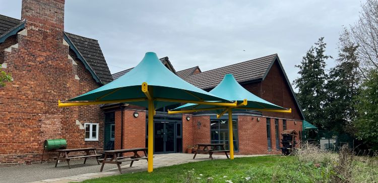 primary school fabric canopy