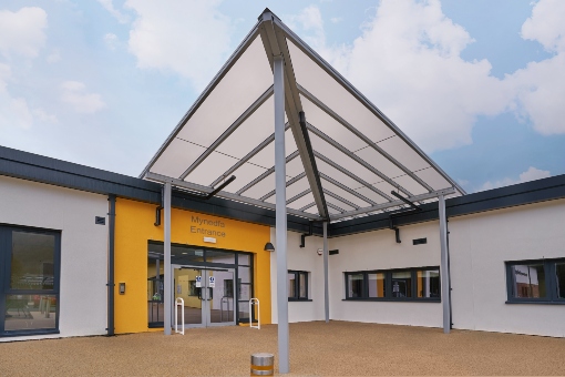 bespoke canopy ysgol gymraeg cwm gwyddon bespoke canopy ysgol gymraeg cwm gwyddon