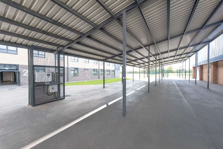 school solar pv structure