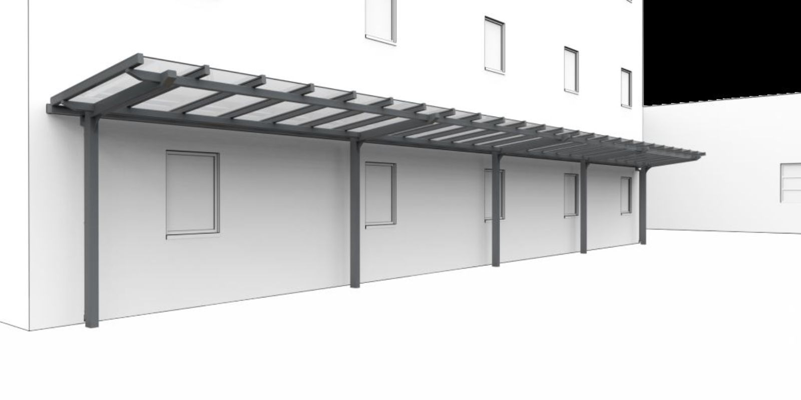 cantilever canopy visual