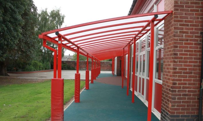 covered walkway canopy