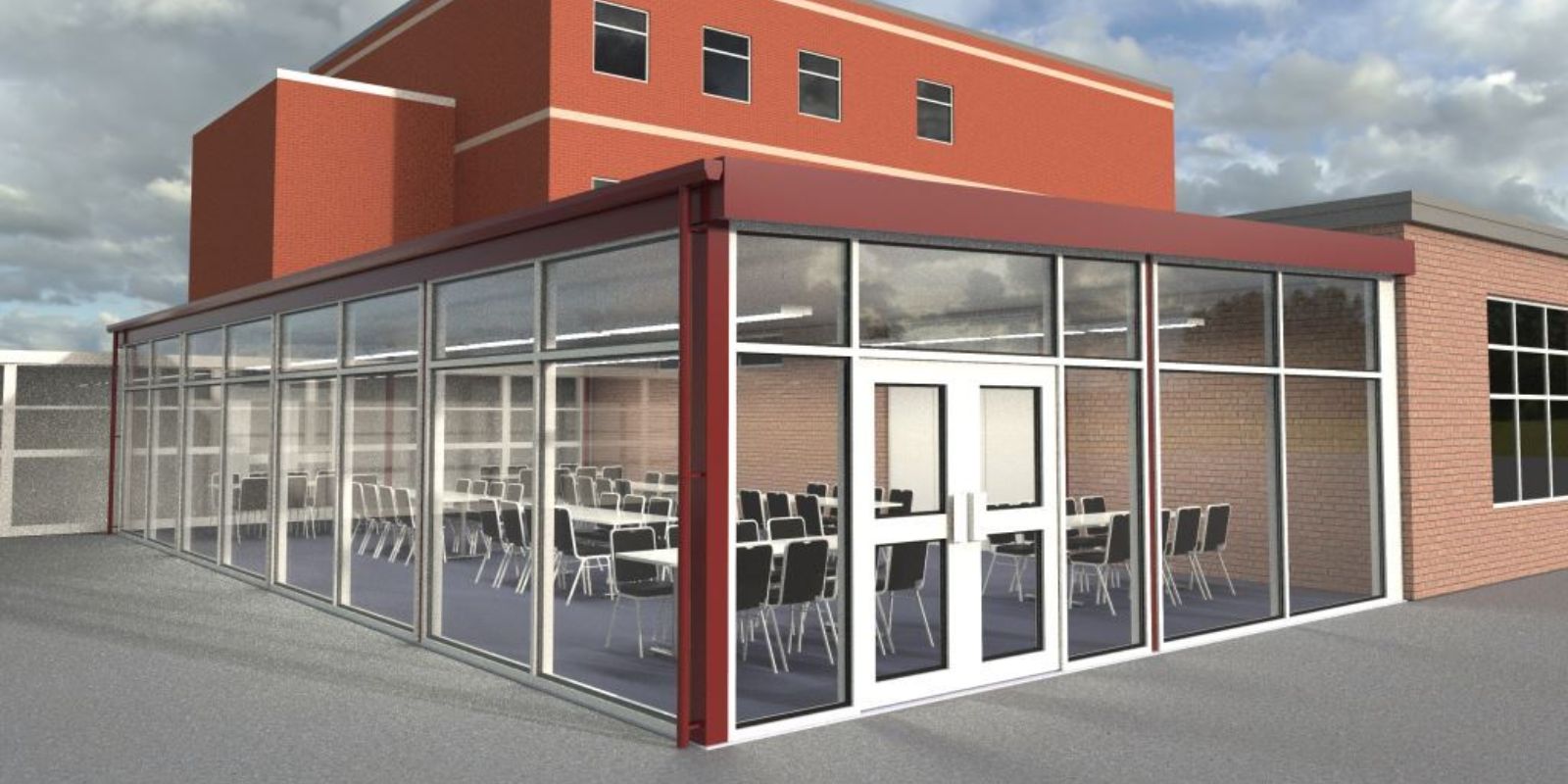 enclosed canopy visual