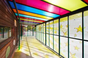 colourful canopy