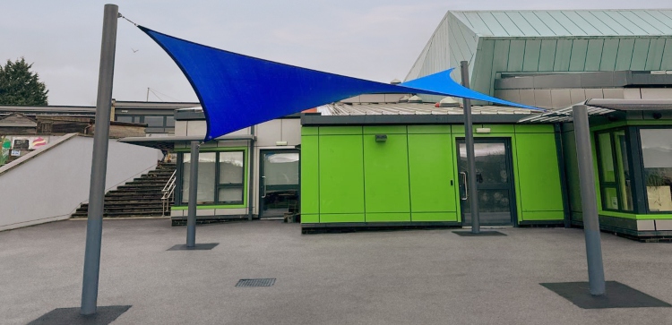 school shade sail ysgol twm or nant