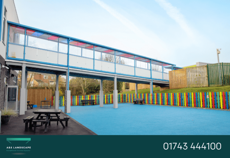 bridge covered walkway canopy highfurlong