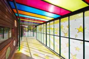 Motiva Shutter is a great choice for school garden ideas