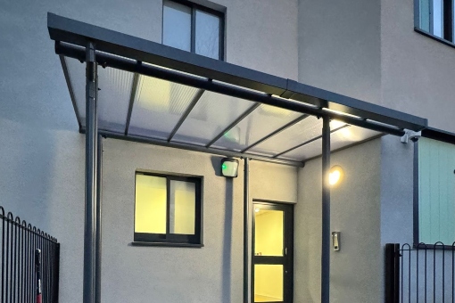 entrance canopy rhyl hospital