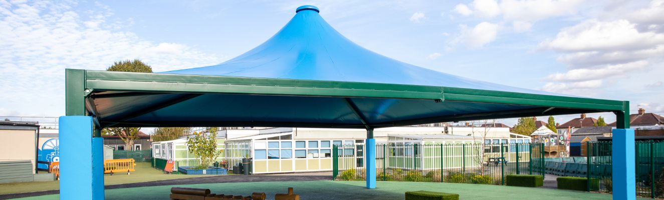 hedgewood school fabric canopy
