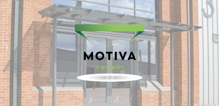 straight roof entrance canopy