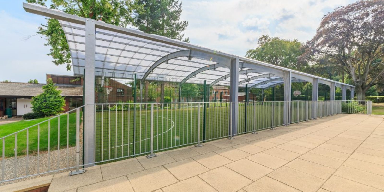 covered muga for school