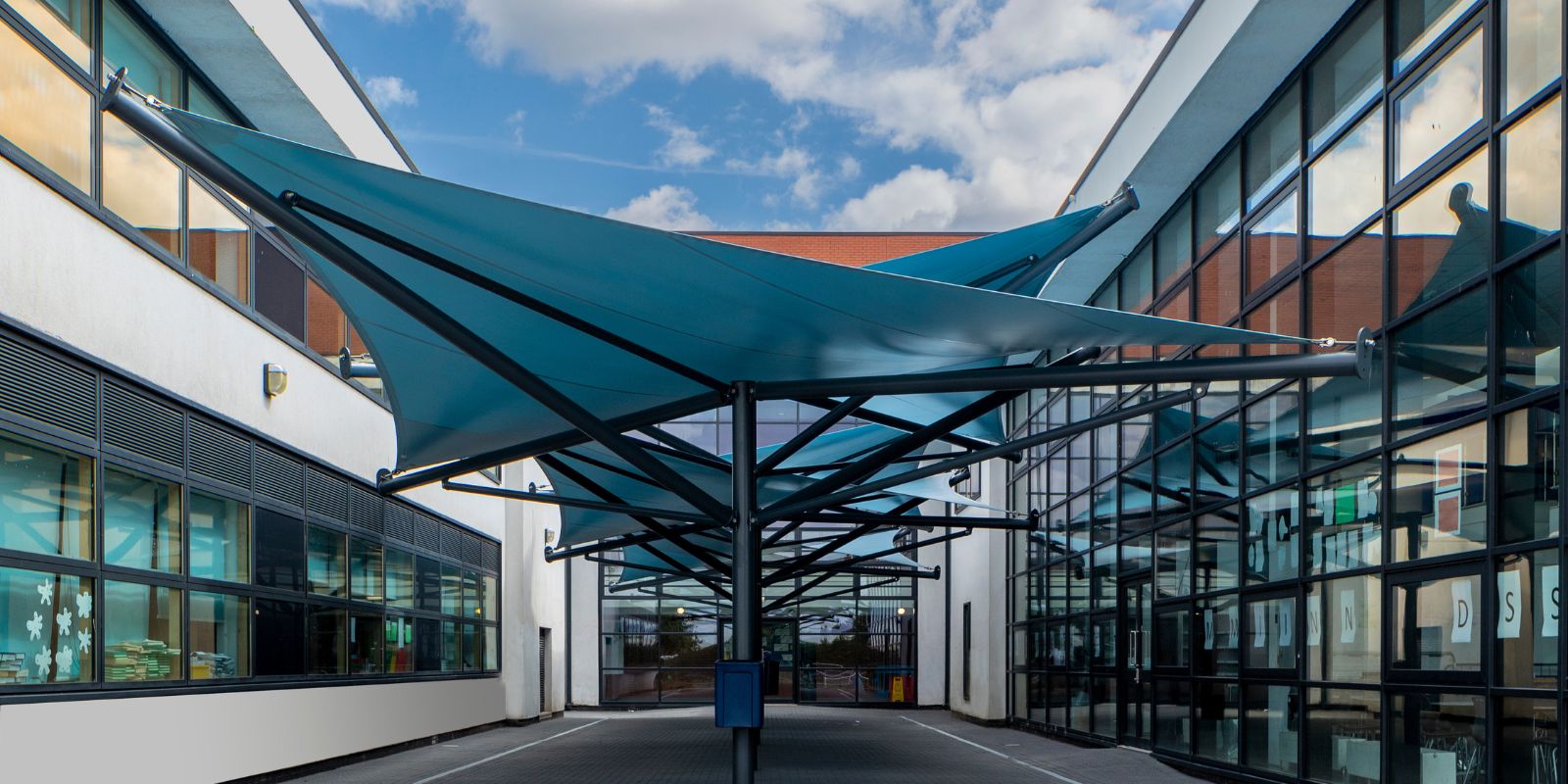 fabric school canopy