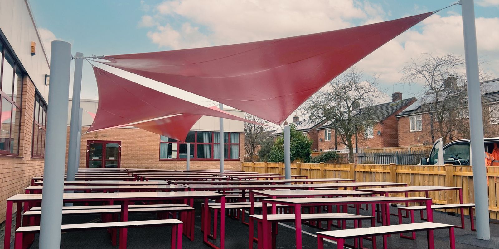 fabric shade sail canopy