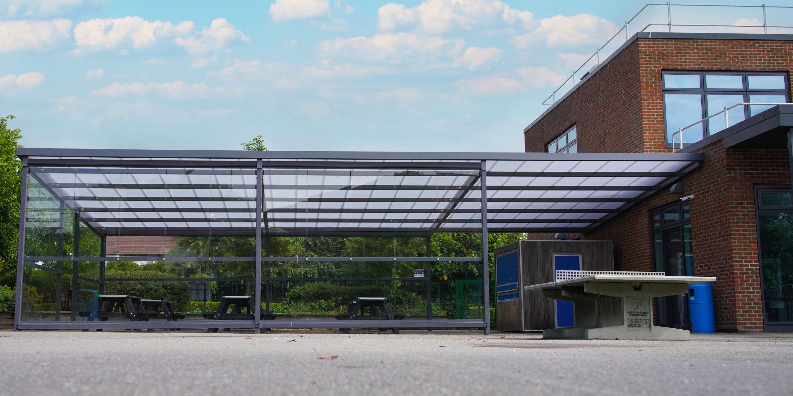school dining canopy