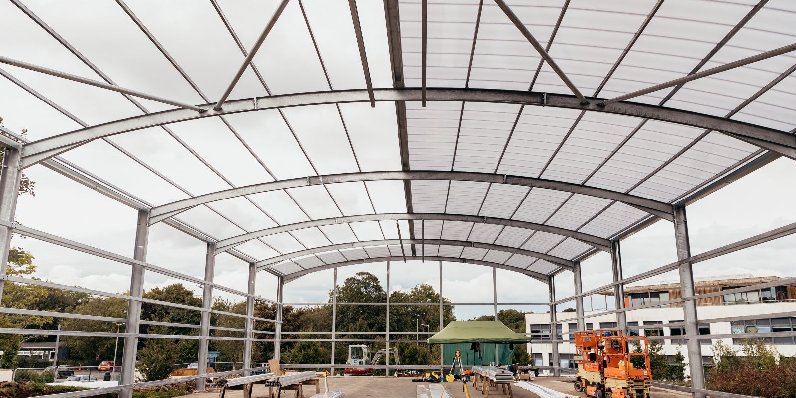 canopy roof construction all saints