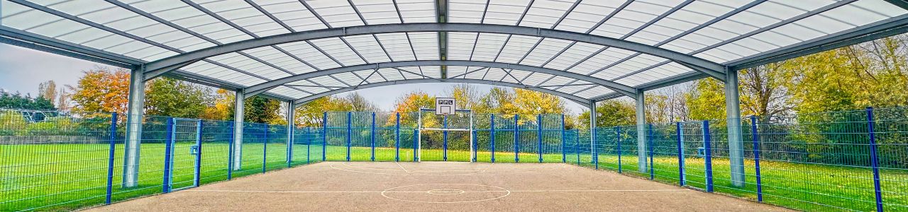 covered playing area