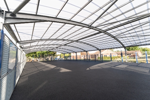 covered sports area springfields school covered sports area springfields school