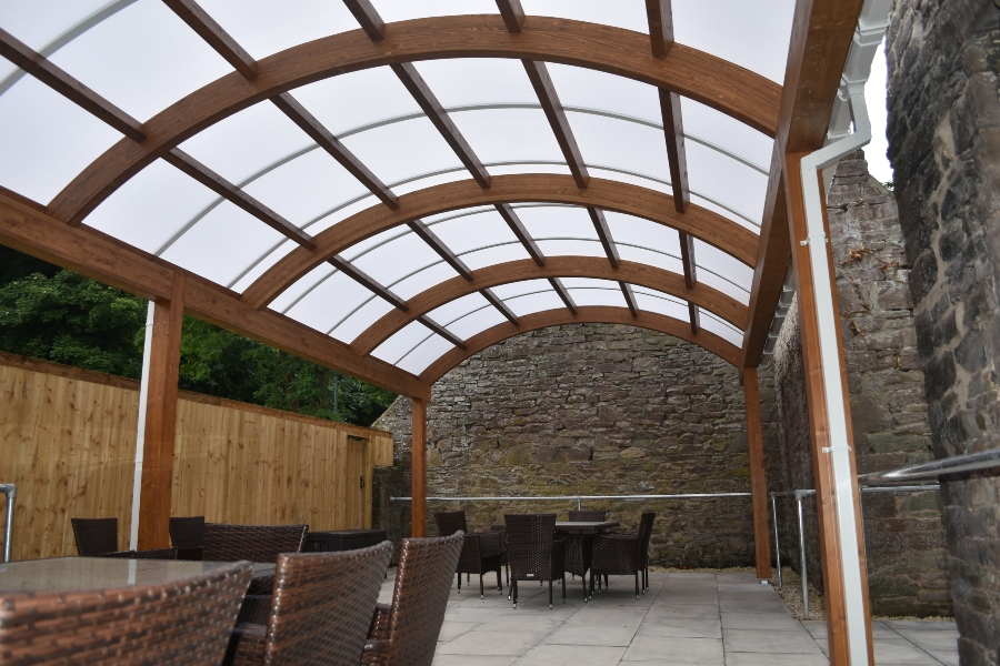 motiva arbour glulam timber canopy