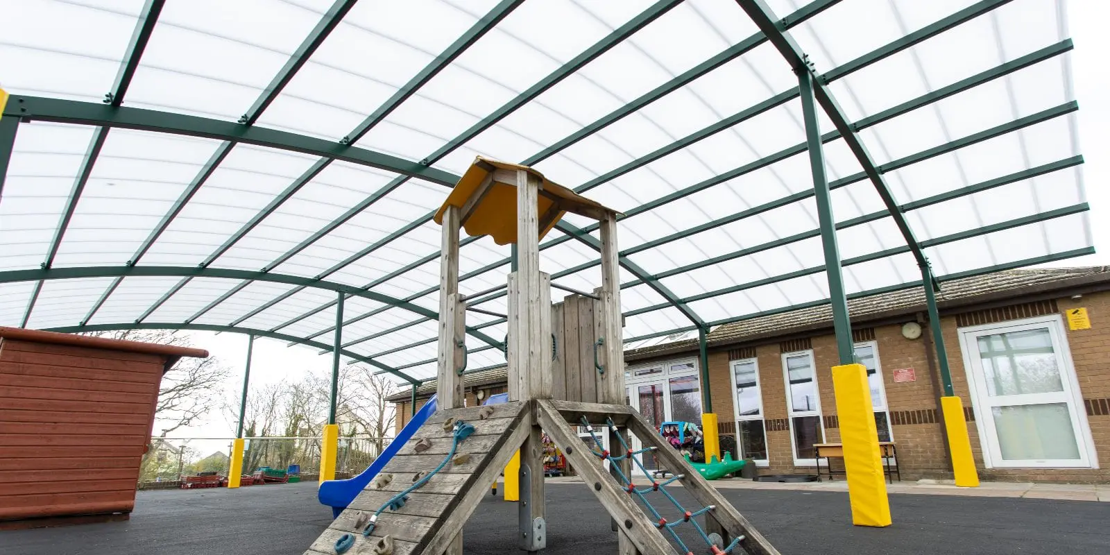 covered playground bickleigh down school