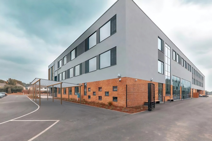 timber clad solar canopy