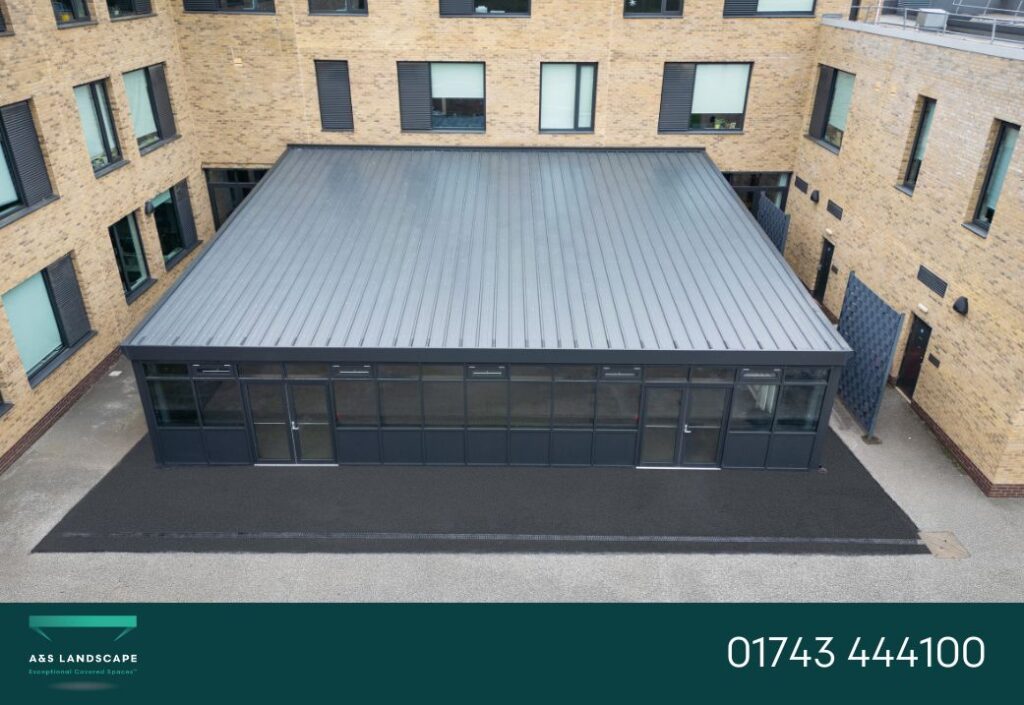 dining shelter glossopdale school