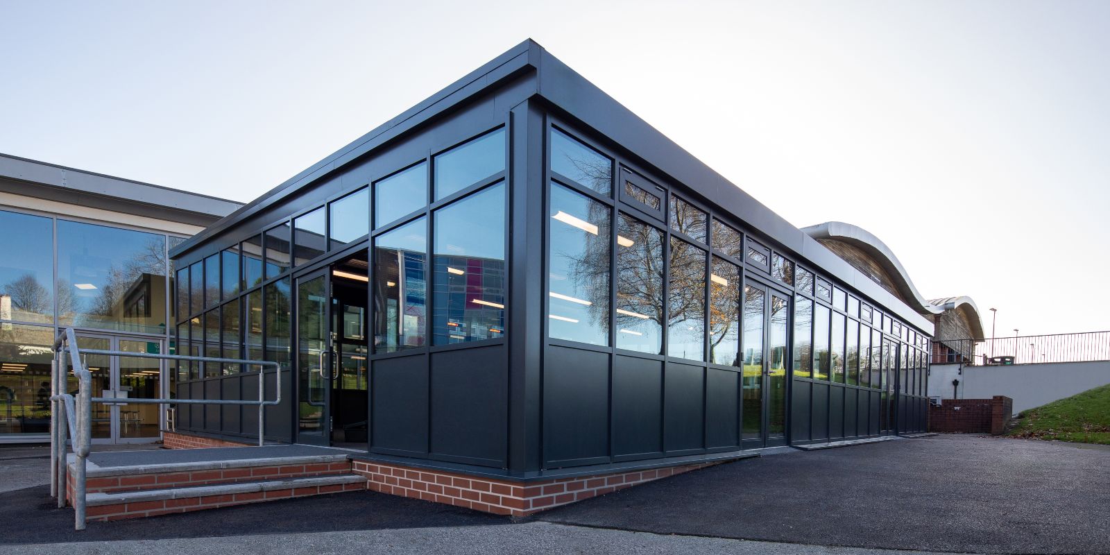 enclosed dining structure matthew moss