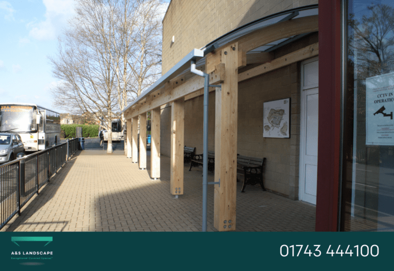 glulam timber canopy